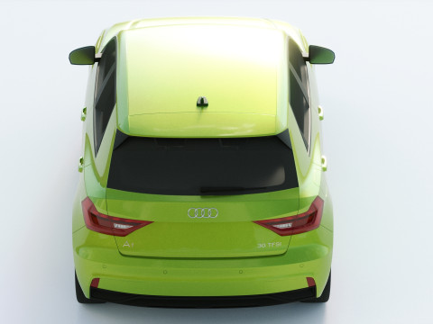 Audi A1 2019 3D Модель