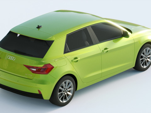 Audi A1 2019 3D Модель