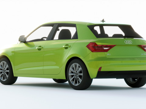 Audi A1 2019 3D Модель