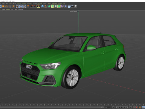 Audi A1 2019 3D Модель