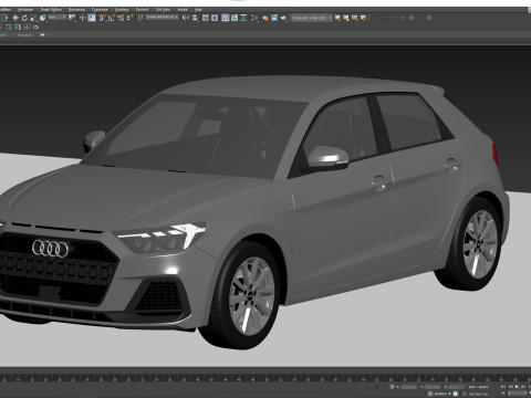 Audi A1 2019 3D Модель