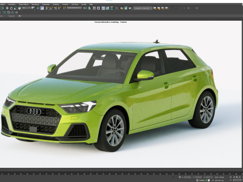 Audi A1 2019 3D Модель