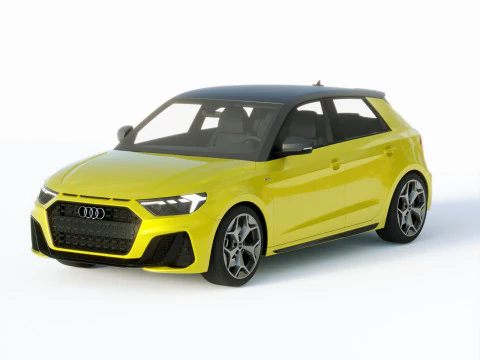 Audi A1 S-line 2019 3D Model