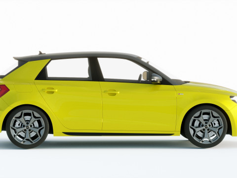 Audi A1 S-line 2019 3D Modell