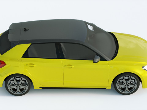 Audi A1 S-line 2019 3D Modell