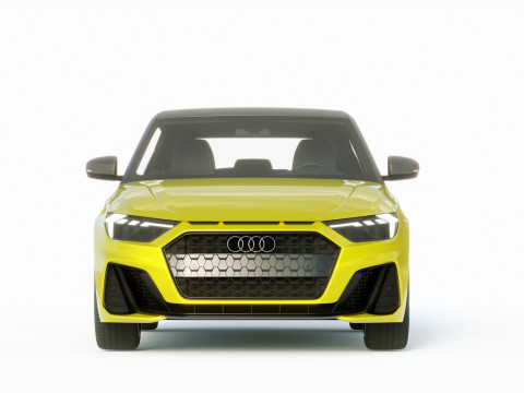 Audi A1 S-line 2019 3D Modell