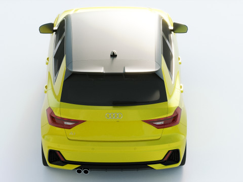 Audi A1 S-line 2019 3D Modell