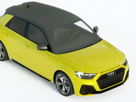 Audi A1 S-line 2019 3D Model