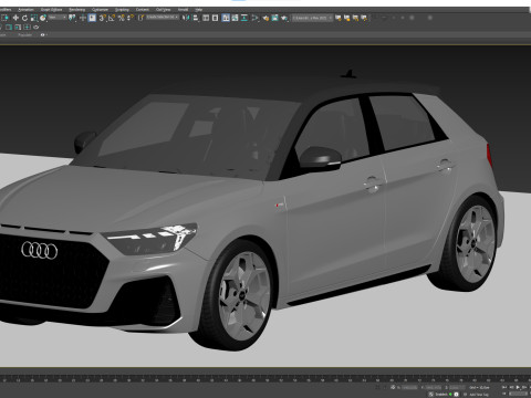 Audi A1 S-line 2019 3D Modell