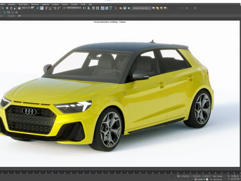 Audi A1 S-line 2019 3D Model