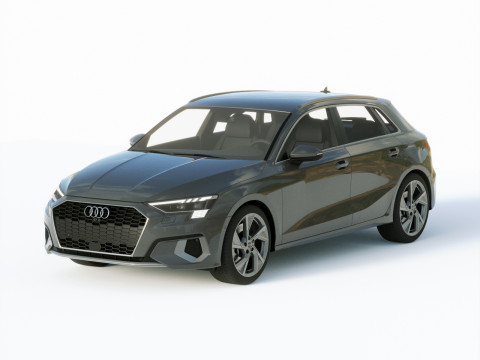 Audi A3 2021 Modelo 3D