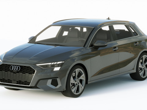 Audi A3 2021 Modelo 3D
