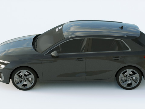Audi A3 2021 Modelo 3D