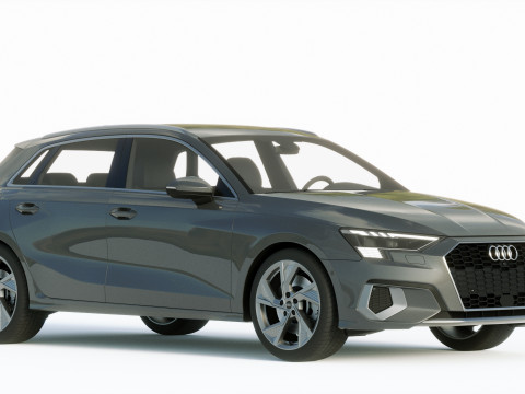 Audi A3 2021 Modelo 3D