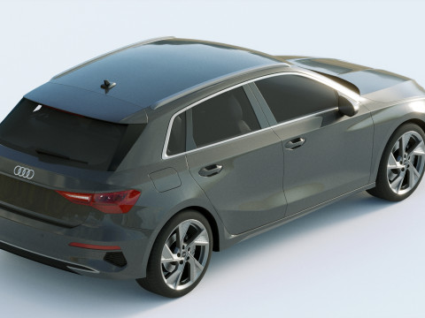 Audi A3 2021 Modelo 3D