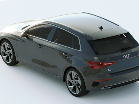 Audi A3 2021 Modelo 3D