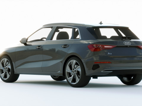 Audi A3 2021 Modelo 3D