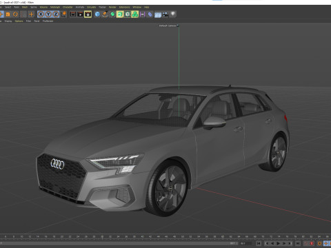Audi A3 2021 Modelo 3D