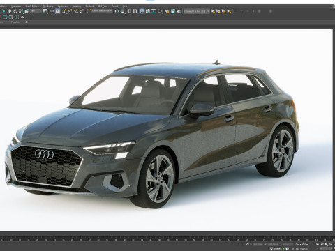 Audi A3 2021 Modelo 3D