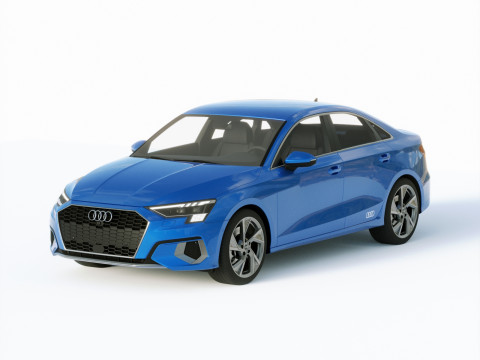 Audi A3 Sedan 2021 3D मॉडल