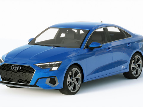 Audi A3 Sedan 2021 3D Модель