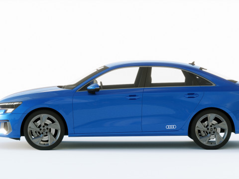Audi A3 Sedan 2021 3D Модель