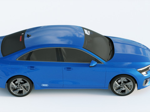 Audi A3 Sedan 2021 3D Модель