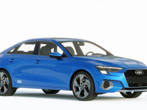 Audi A3 Sedan 2021 3D Модель