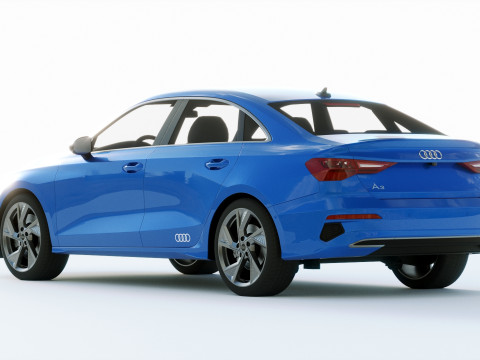 Audi A3 Sedan 2021 3D Модель