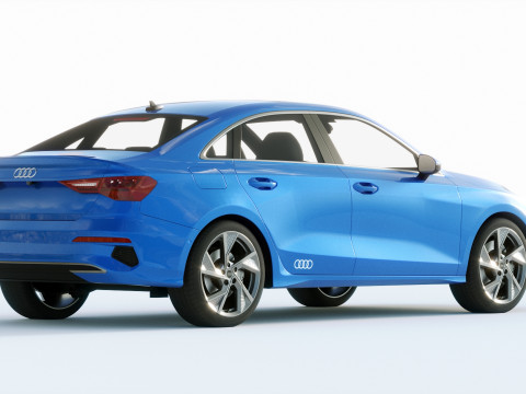 Audi A3 Sedan 2021 3D Модель
