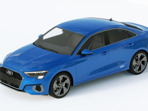 Audi A3 Sedan 2021 3D Модель