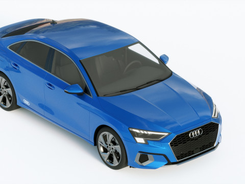 Audi A3 Sedan 2021 3D Модель