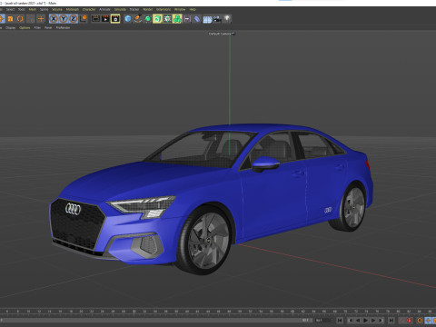 Audi A3 Sedan 2021 3D Модель