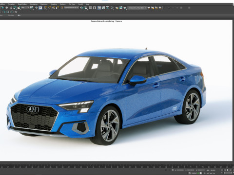 Audi A3 Sedan 2021 3D Модель