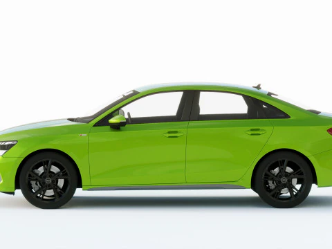Audi A3 Sedan S-line 2021 3D Model