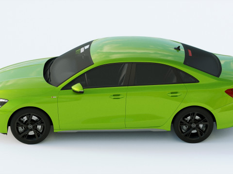 Audi A3 Sedan S-line 2021 Modelo 3D