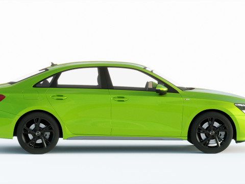 Audi A3 Sedan S-line 2021 Modelo 3D