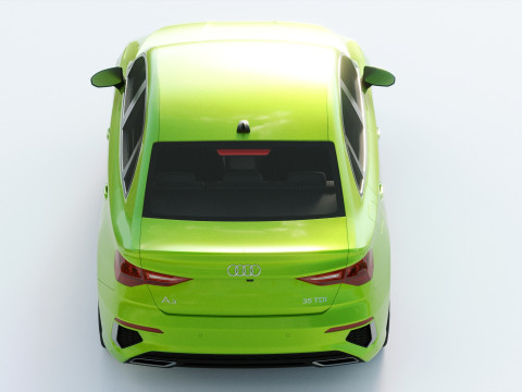 Audi A3 Sedan S-line 2021 Modelo 3D