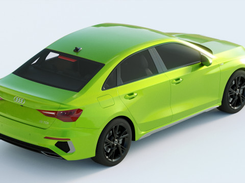 Audi A3 Sedan S-line 2021 Modelo 3D