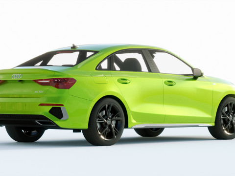 Audi A3 Sedan S-line 2021 Modelo 3D