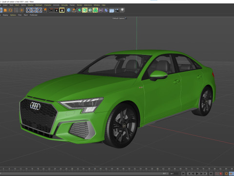 Audi A3 Sedan S-line 2021 Modelo 3D