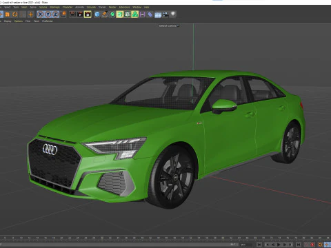Audi A3 Sedan S-line 2021 3D Model