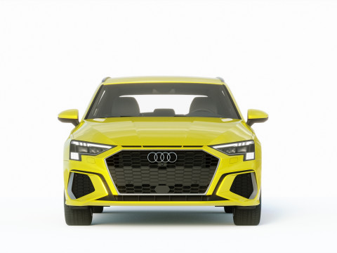 Audi A3 S-line 2021 3D Model