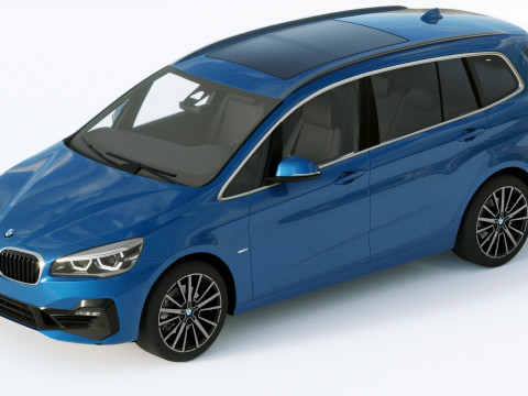 Grand Tourier 2-series 225i 2019 3D 模型
