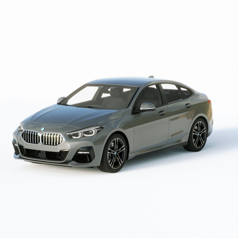 Grand Tourier 2-series Grand Coupe 2019 3D 모델 .c4d .max .obj .3ds .fbx .stl .blend