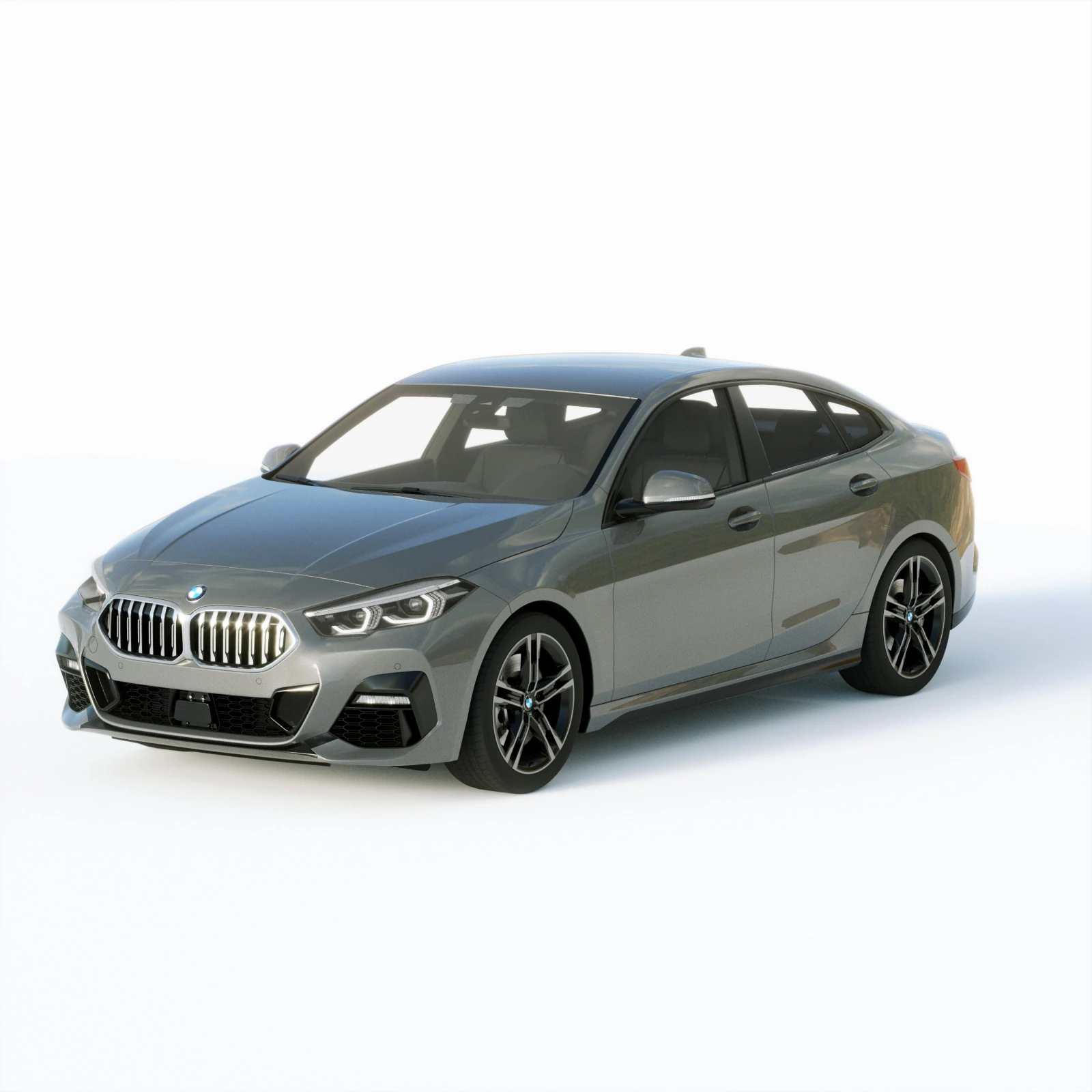 Grand Tourier 2-series Grand Coupe 2019 3D Model .c4d .max .obj .3ds .fbx .stl .blend