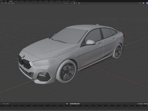Grand Tourier 2-series Grand Coupe 2019 3D 모델