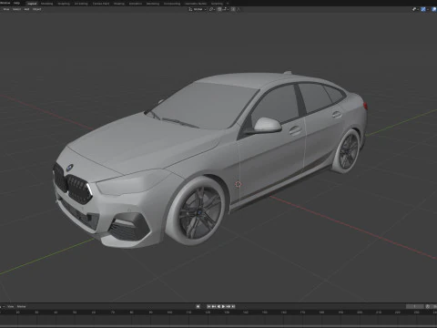 Grand Tourier 2-series Grand Coupe 2019 3D Model