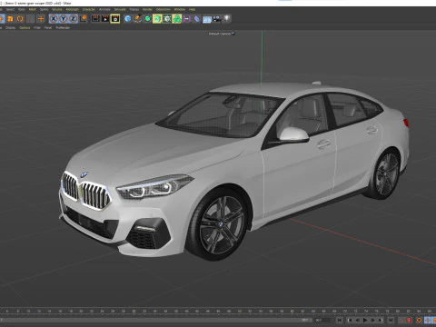 Grand Tourier 2-series Grand Coupe 2019 3D Model