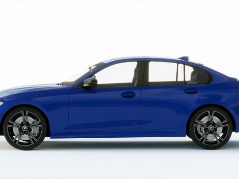 3-series Sedan 2019 3D 모델